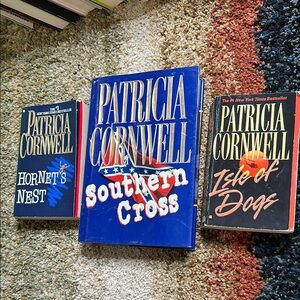 Patricia Cornwell Trilogy 'Hornet's Nest' & 'Southern Cross' & 'Isle of Dogs' 3